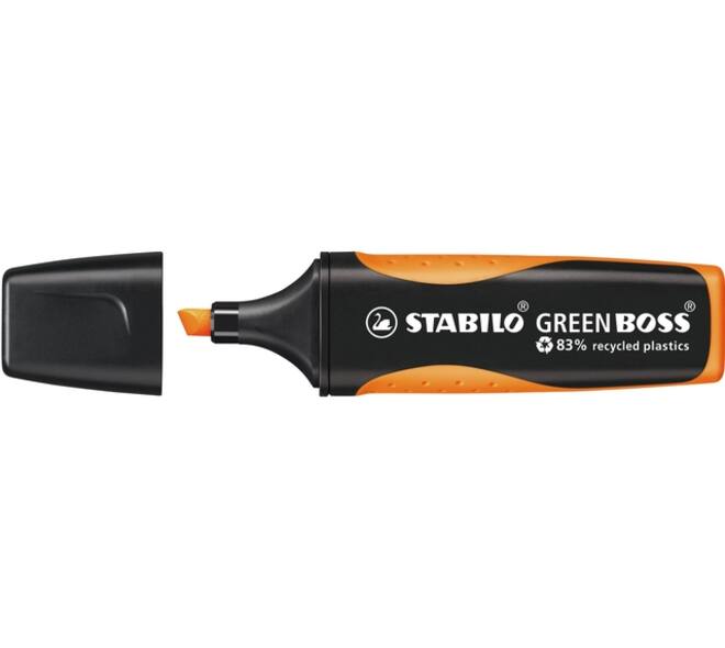 Markeerstift STABILO GREEN BOSS 6070/54 oranje