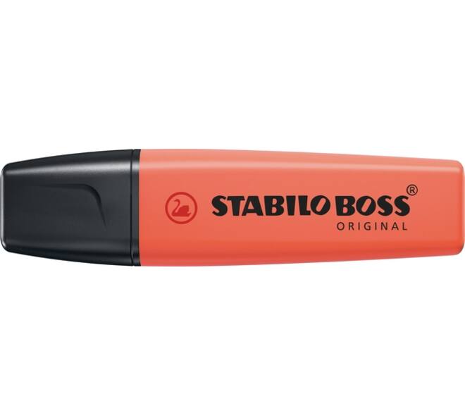 Markeerstift STABILO BOSS Original 70/140 pastel zacht koraalrood
