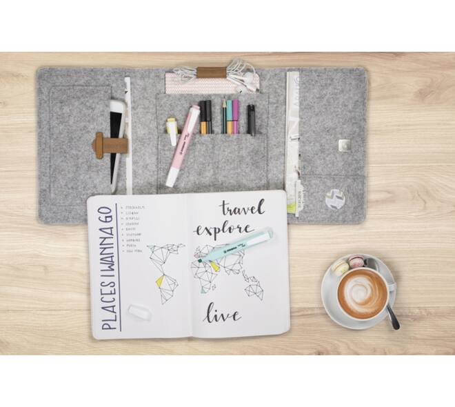 Markeerstift STABILO Swing cool 275/6 pastel assorti etui à 6 stuks