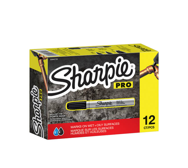 Viltstift Sharpie rond Pro 1.5-3mm zwart