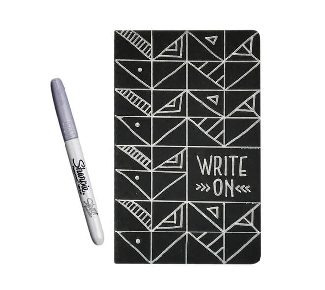 Viltstift Sharpie rond fijn metallic goud blister à 1 stuk