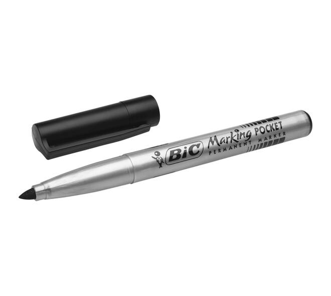 Viltstift Bic 1445 ecolutions rond fijn zwart