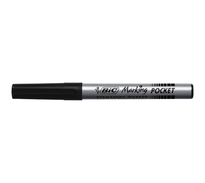 Viltstift Bic 1445 ecolutions rond fijn zwart