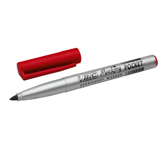 Viltstift Bic 1445 ecolutions rond fijn rood