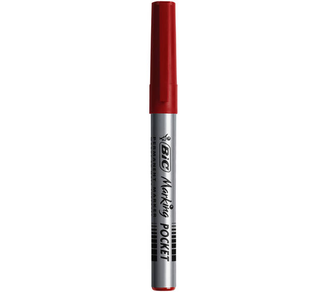 Viltstift Bic 1445 ecolutions rond fijn rood