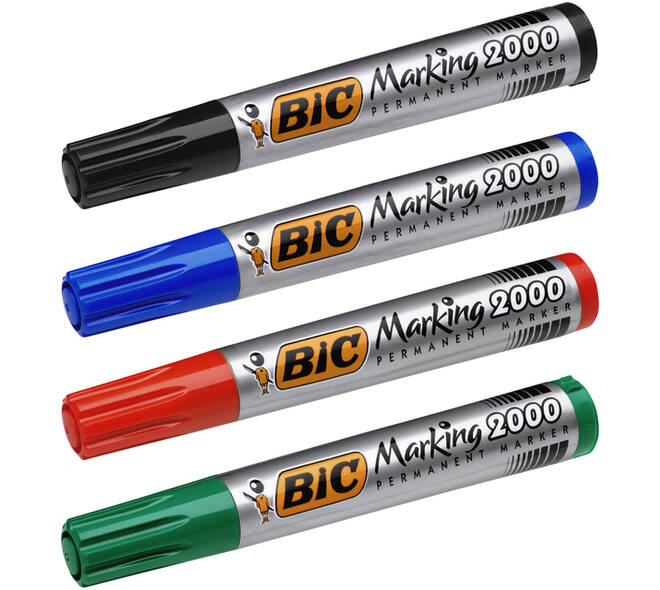Viltstift Bic 2000 ecolutions rond large rood