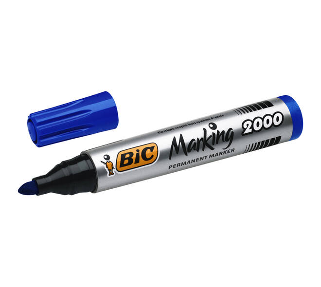 Viltstift Bic 2000 ecolutions rond large blauw