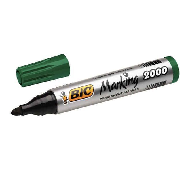 Viltstift Bic 2000 ecolutions rond large groen