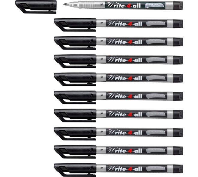 Viltstift STABILO Write-4-All 146/46 medium zwart