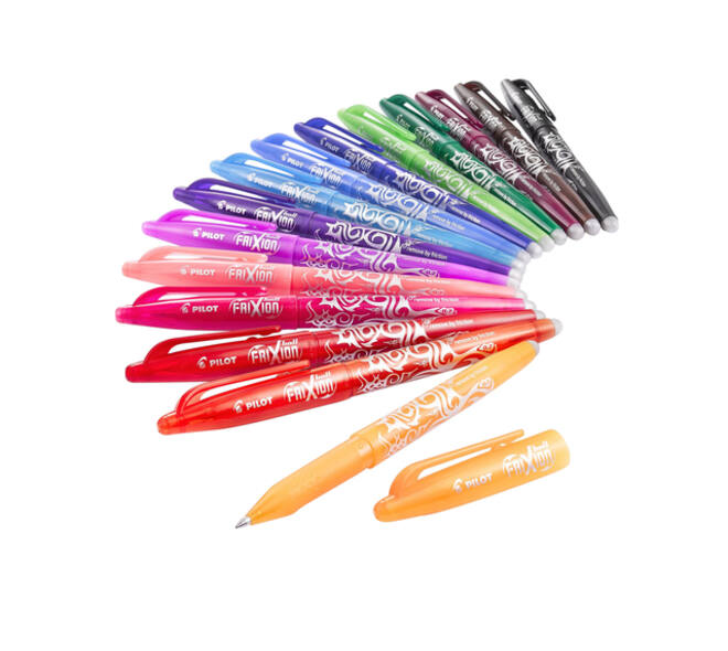Rollerpen PILOT friXion medium basis assorti Set2Go à 4 stuks