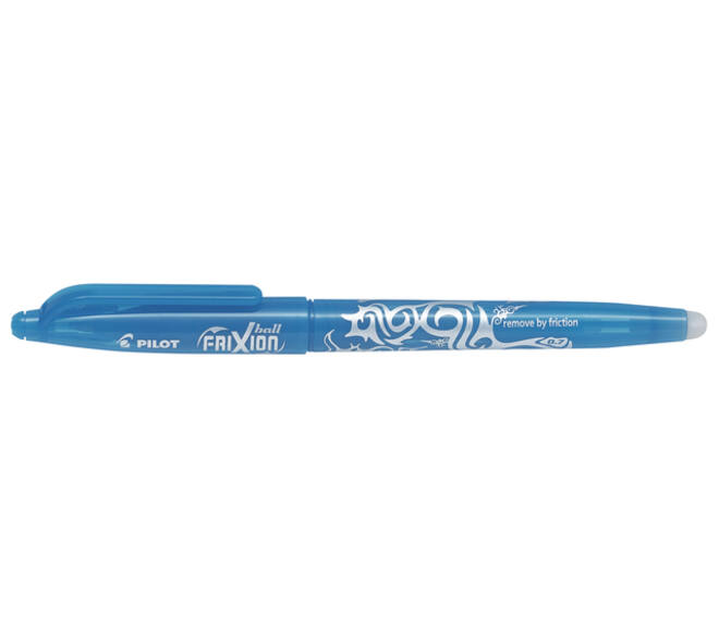 Rollerpen PILOT friXion medium lichtblauwturquoise