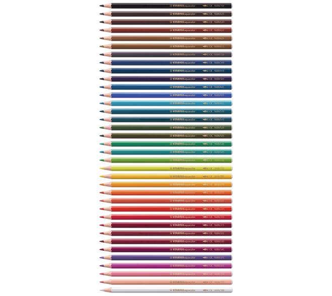 Kleurpotloden STABILO 1636 aquacolor Arty assorti etui à 36 stuks