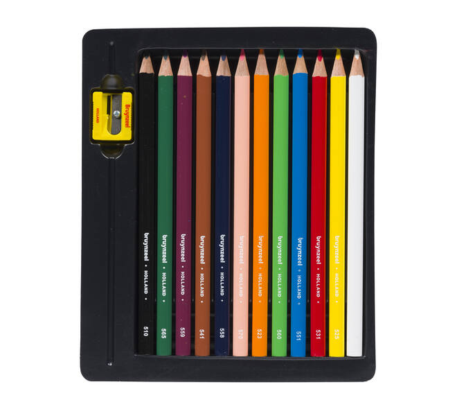 Kleurpotloden Bruynzeel Kids Triple assorti 12 stuks