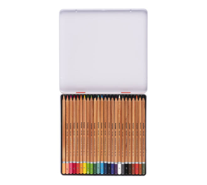 Kleurpotloden Bruynzeel Expression assorti blik à 24 stuks