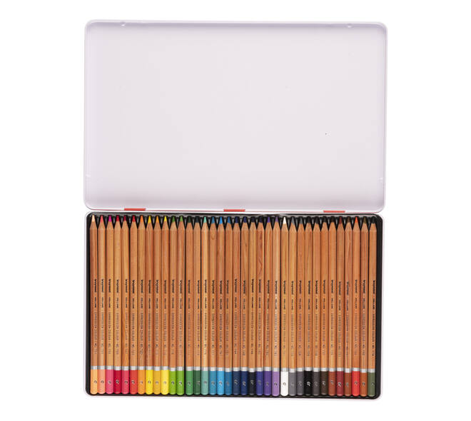 Kleurpotloden Bruynzeel Expression assorti blik à 36 stuks