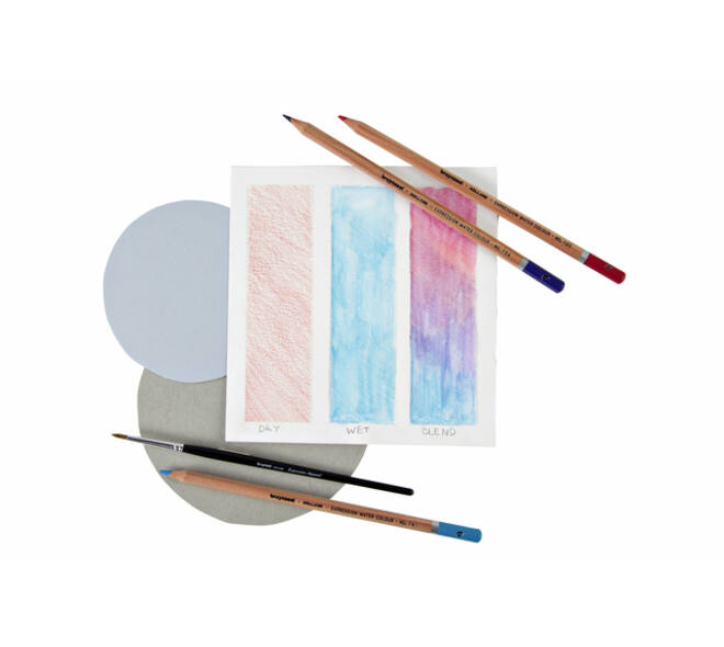 Kleurpotloden Bruynzeel Expression aquarel assorti blik à 36 stuks