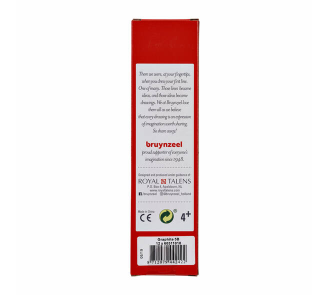 Potlood Bruynzeel Burotek 5B
