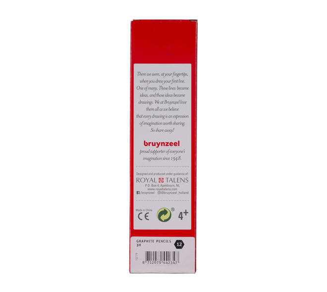Potlood Bruynzeel Burotek 3H