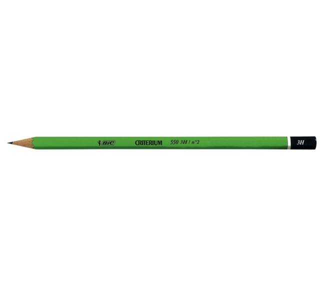 Potlood Bic Criterium 550 zeshoekig 3H