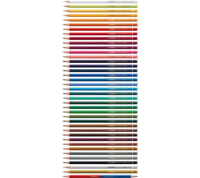 Kleurpotloden STABILO 8778 Original Arty assorti blik à 38 stuks