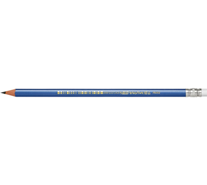 Potlood Bic Evolution driehoekig HB met gumtop