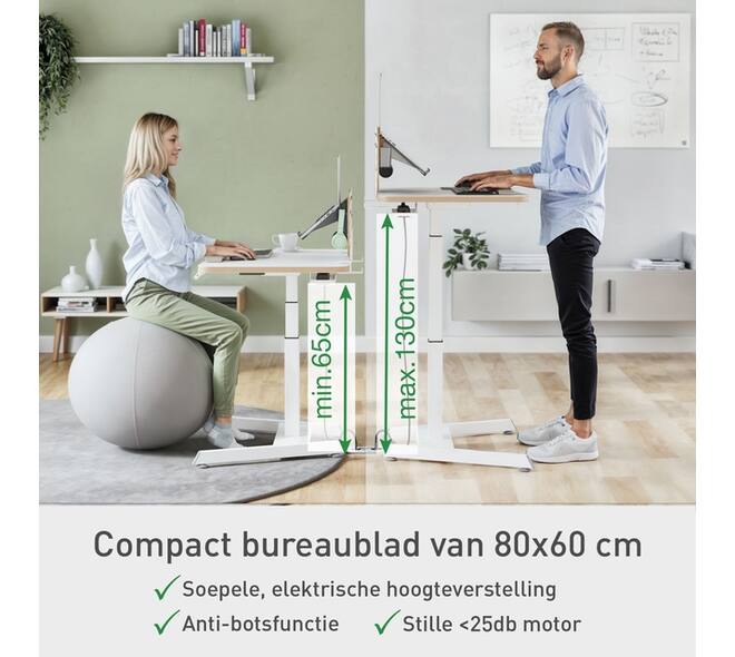 Zit-sta bureau Leitz Ergo elektrisch compact