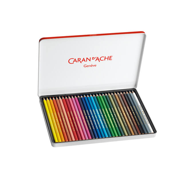Kleurpotloden Caran d'Ache Swisscolor aquarel 30 stuks assorti