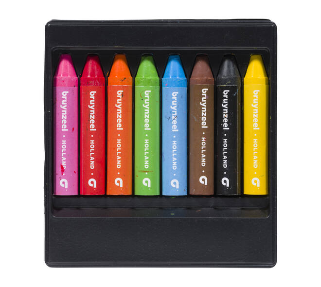 Waskrijt Bruynzeel Kids Pocoyo assorti 8 stuks
