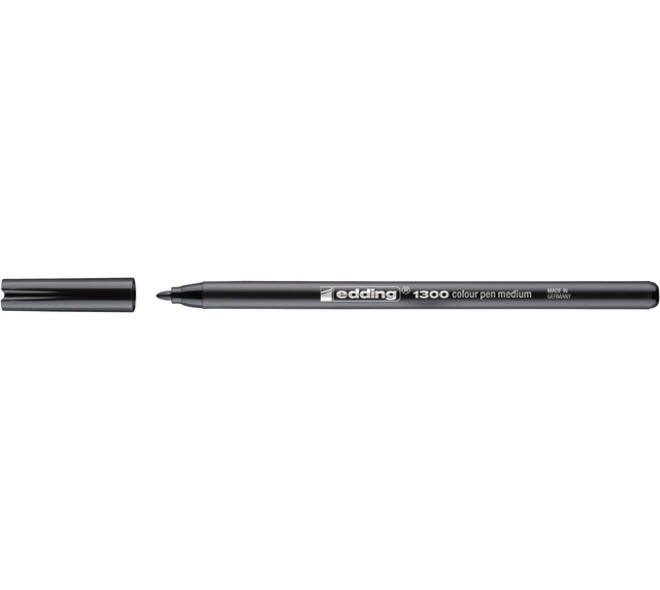 Fineliner edding 1300 medium zwart