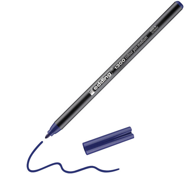 Fineliner edding 1300 medium blauw
