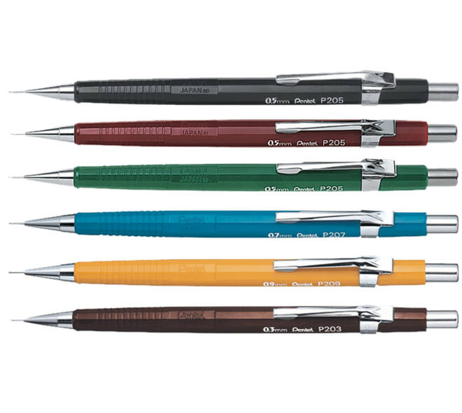 Vulpotlood Pentel P205 HB 0.5mm zwart