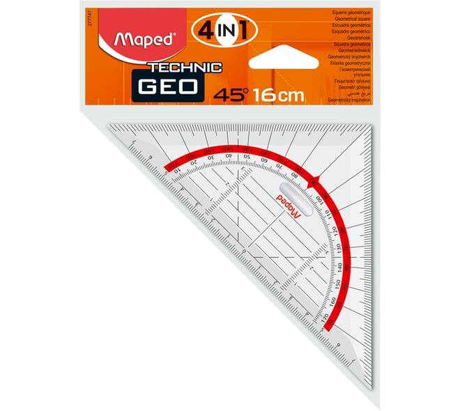 Geodriehoek Maped Technic 16cm