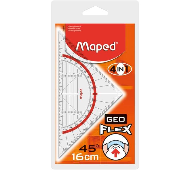 Geodriehoek Maped GeoFlex 16cm