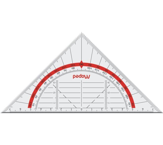 Geodriehoek Maped GeoFlex 16cm
