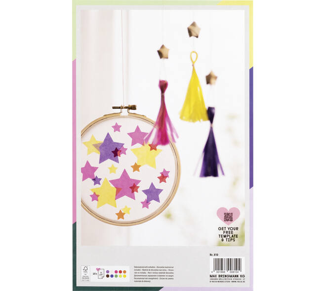 Transparant papier Folia 18.5x29.7cm 42gr 10 vel 10 kleuren