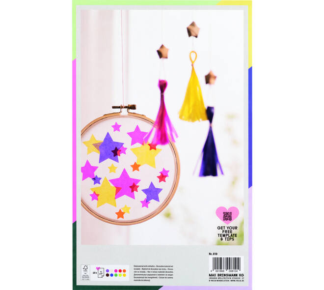 Transparant papier Folia 18.5x29.7cm 42gr 10 vel 10 kleuren