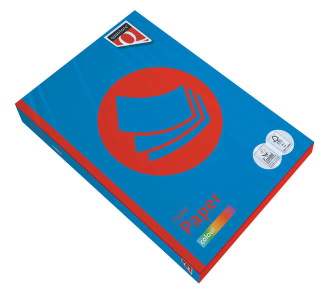 Kopieerpapier Quantore Colour A4 160gr diepblauw 250 vel
