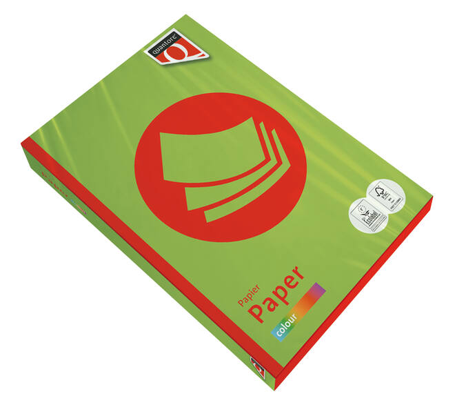 Kopieerpapier Quantore Colour A4 160gr helgroen 250 vel