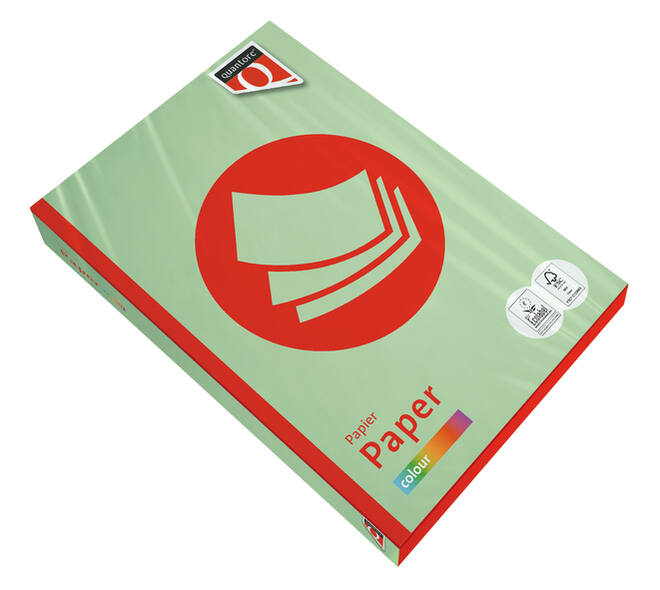 Kopieerpapier Quantore Colour A4 120gr appelgroen 250 vel