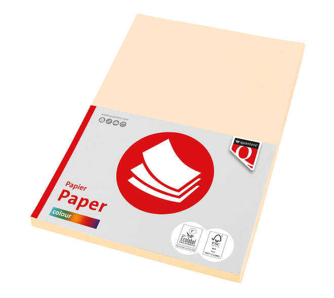 Kopieerpapier Quantore Colour A4 120gr creme 100 vel