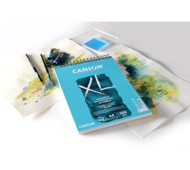 Aquarelpapier Canson XL 30vel 300gr A3 wit