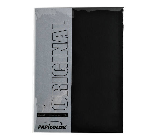 Kopieerpapier Papicolor A4 100gr 12 vel ravenzwart