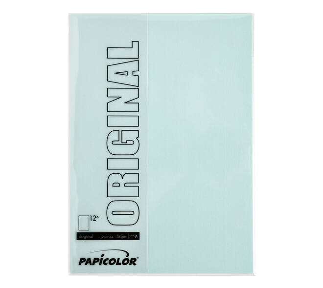 Kopieerpapier Papicolor A4 100gr 12 vel zeegroen