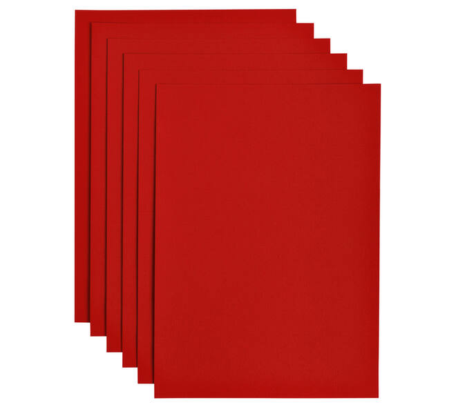 Kopieerpapier Papicolor A4 100gr 12 vel rood