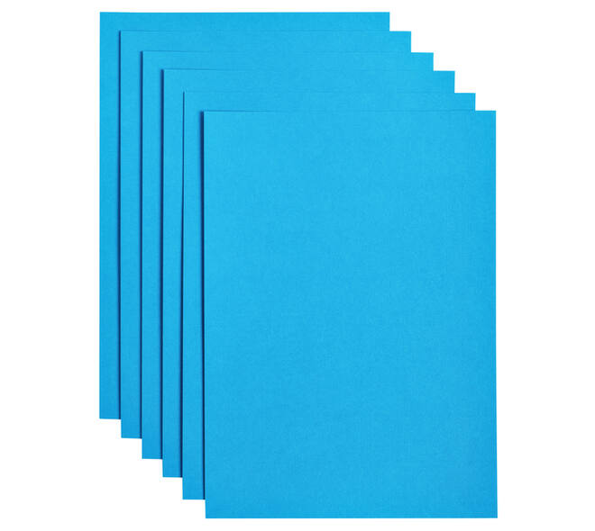 Kopieerpapier Papicolor A4 100gr 12 vel hemelsblauw