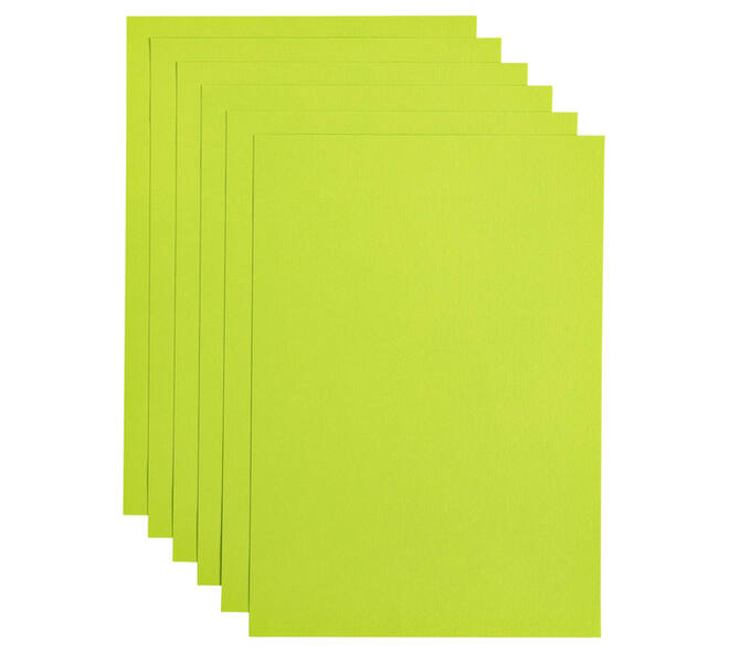 Kopieerpapier Papicolor A4 200gr 6 vel appelgroen