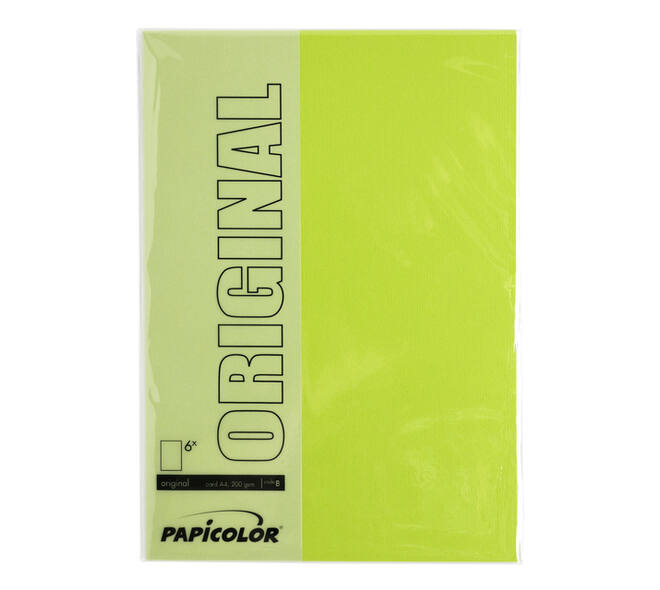 Kopieerpapier Papicolor A4 100gr 12 vel appelgroen