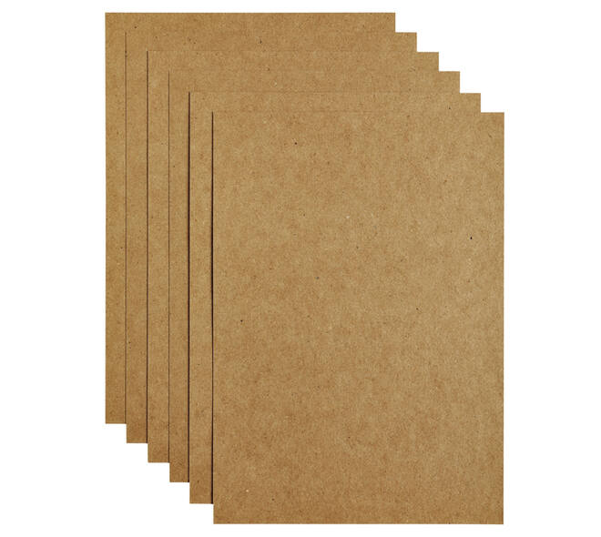 Kopieerpapier Papicolor A4 100gr 12 vel kraft bruin
