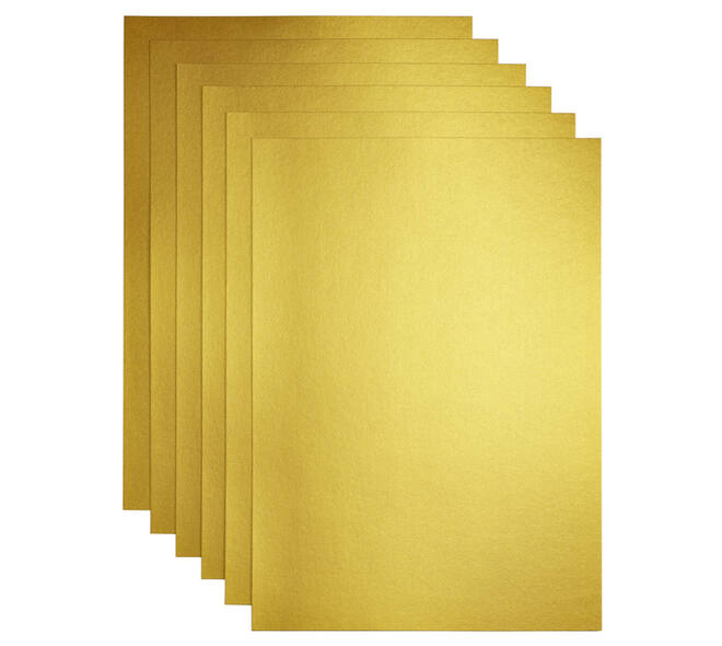 Kopieerpapier Papicolor A4 300gr 3 vel metallic goud
