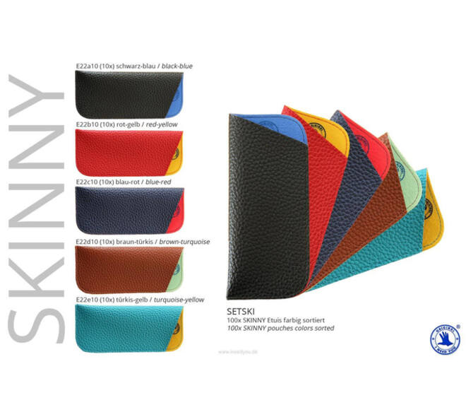 Etui I Need You Skinny voor leesbrillen assorti